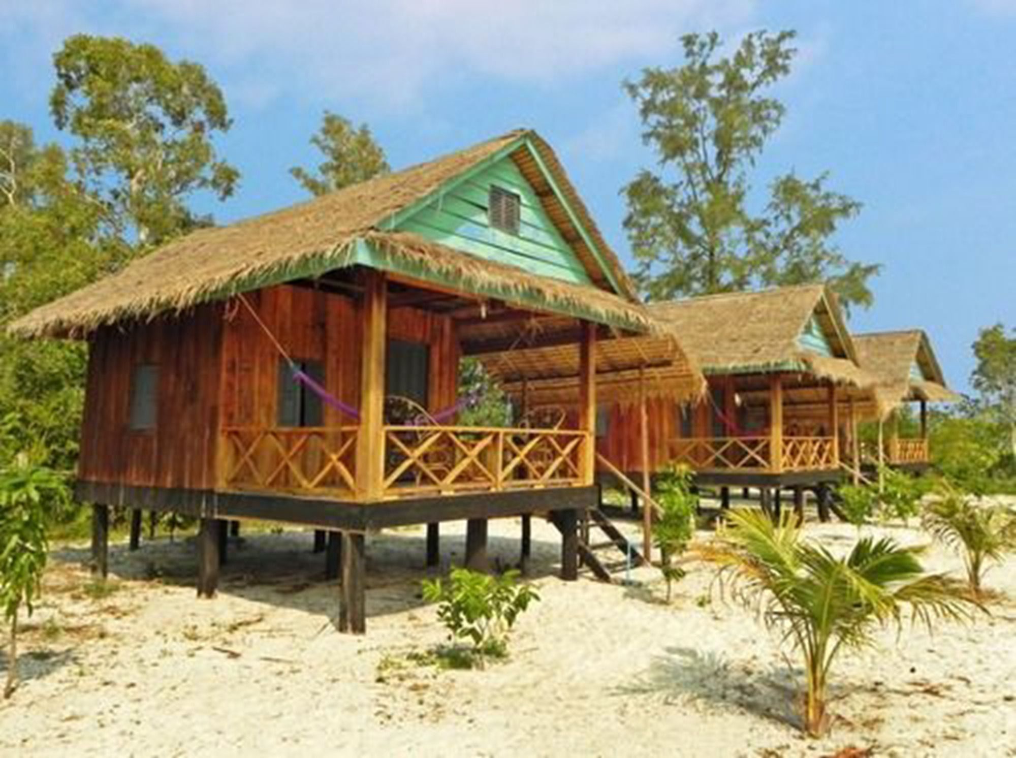 Palm Beach Bungalow Resort Prek Svay Village Екстериор снимка